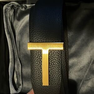 Tom Ford Genuine Leather Belt Men's Size 105
